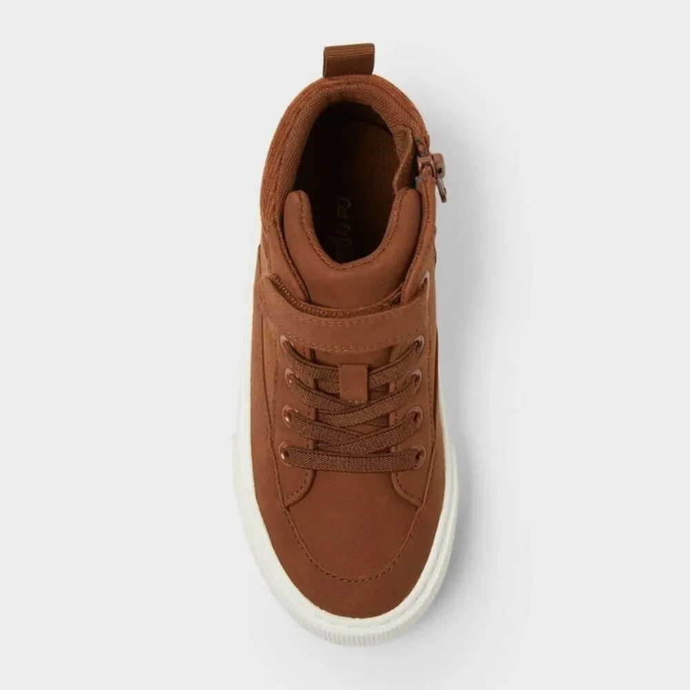 Kids' Robert Sneaker Boots - Cat & Jack Cognac 4